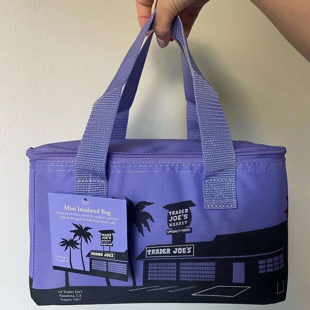 Trader Joe's Purple Insulated Bag